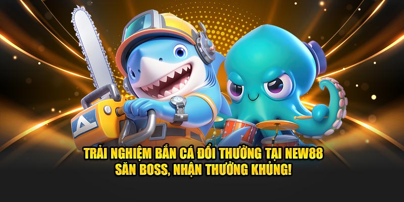 Trải nghiệm bắn cá đổi thưởng tại New88 – Săn boss, nhận thưởng khủng