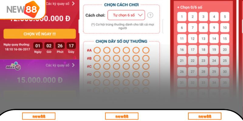 Cách chơi xổ số Vietlott Mega 6/45